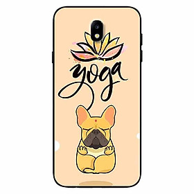 Ốp lưng in cho Samsung J3 Pro Mẫu Cún Yoga