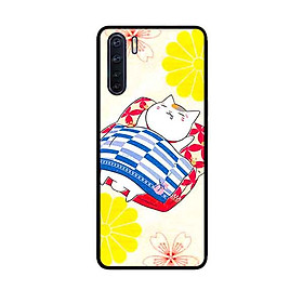 Ốp Lưng in cho Oppo A91 Mẫu Mèo May Mắn 1 - Hàng Chính Hãng
