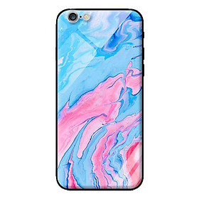 Ốp kính cường lực cho iPhone 6 Plus Đá Xanh Hồng - Hàng chính hãng