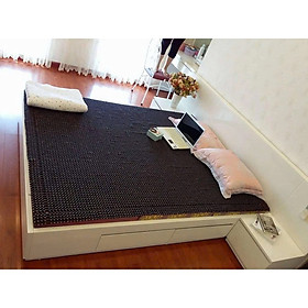 Chiếu Hạt Gỗ Cẩm Cao Cấp - Kích Thước 1,2mx1,9m hạt 1.2cm ( video , hình thật ) 