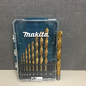 Bộ mũi khoan kim loại Hss-Tin loại kinh tế Makita 