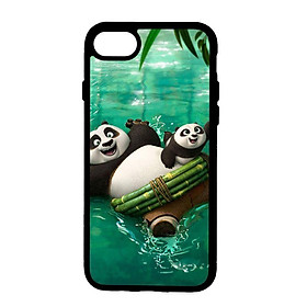 Ốp lưng dành cho Iphone 7 Gấu Trúc Nền Xanh -Hàng Chính Hãng