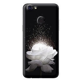 Ốp lưng cho Oppo F5 hoa trắng 1 - Hàng chính hãng