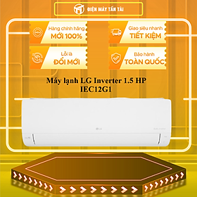 Máy lạnh LG Inverter 1.5 HP IEC12G1 - HÀNG CHÍNH HÃNG - CHỈ GIAO HCM