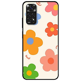 Ốp lưng dành cho Xiaomi Redmi Note 11 4G mẫu Hoa Màu Sắc Vàng