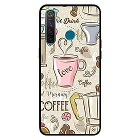 Ốp Lưng in cho Realme 5 Pro / Realme Q Mẫu Họa Tiết Cà Phê - Hàng Chính Hãng