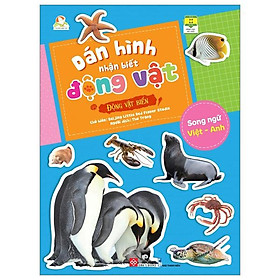 Dán Hình Nhận Biết Động Vật - Động Vật Biển (Song Ngữ Việt-Anh)
