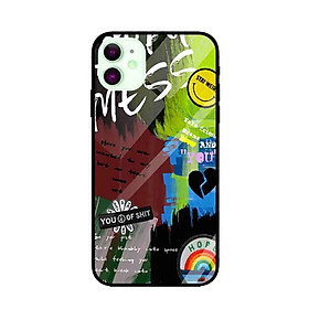 Ốp lưng kính cường lực cho iPhone 11 Nền Hoa Cúc Stay - Hàng Chính Hãng
