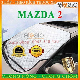 Bạt Phủ Ô Tô Mazda 2 Cao Cấp 3 Lớp Chống Nắng Nóng Chống Nước Chống xước