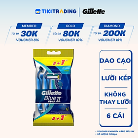 Dao cạo Gillette blue II Plus 5+1 