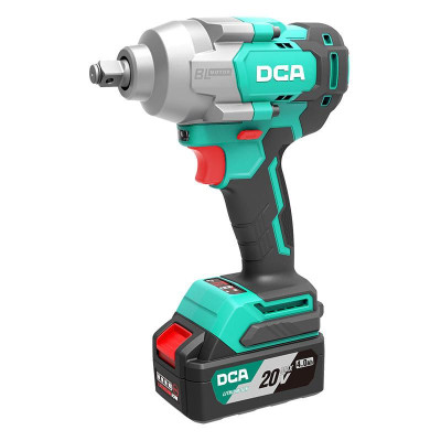 MÁY SIẾT BULOONG KHÔNG CHỔI THAN DÙNG PIN 20V/4.0AHX2 (KÈM 1 SẠC, 2 PIN 4.0AH) DCA ADPB488EM - HÀNG CHÍNH HÃNG