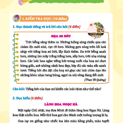 Bộ Đề Kiểm Tra Tiếng Việt Lớp 2 - Tập 2 (Kết Nối)