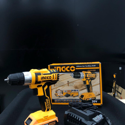 MÁY KHOAN PIN CHÍNH HÃNG 20V LITHIUM INGCO CDLI20024 (1 SẠC, 1 PIN)- HÀNG CHÍNH HÃNG