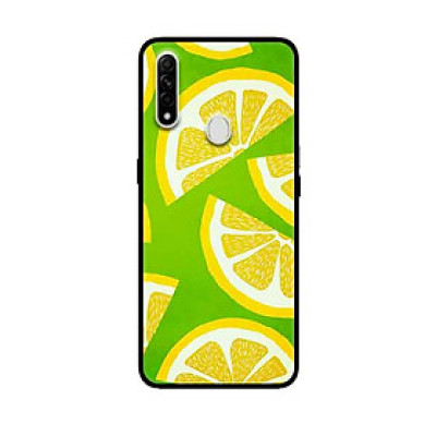 Ốp Lưng in cho Oppo A31 Mẫu Chanh Vàng - Hàng Chính Hãng
