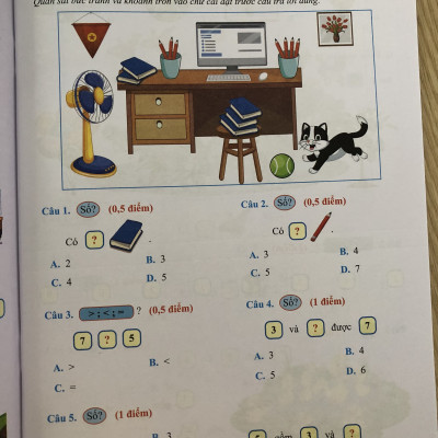 QB - đề kiểm tra toán 1/1 - kết nối