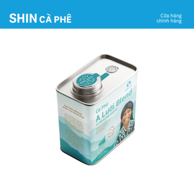Cà phê A Lưới Blend - SHIN Cà phê - Cà phê pha phin - Hộp thiếc 200g
