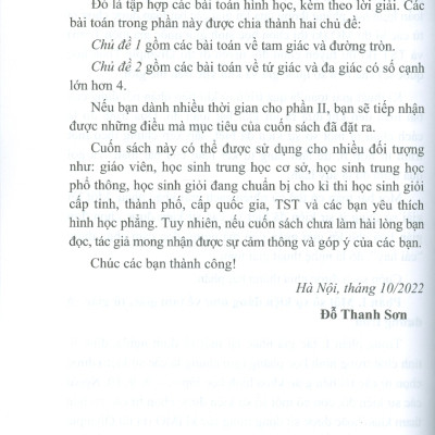 Kĩ Thuật Và Nghệ Thuật Giải Toán Hình Học Phẳng, Quyển 1: Dành Cho Học Sinh Lớp 8, 9