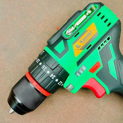 THÂN MÁY KHOAN PIN (MOTOR TỪ) 10MM KAZAKI KZ21ICM (CHÂN PIN MAKITA )- HÀNG CHÍNH HÃNG