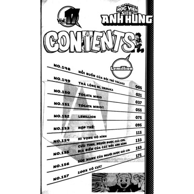 My Hero Academia - Học Viện Siêu Anh Hùng Tập 17: Lemillion (Tái Bản 2022)