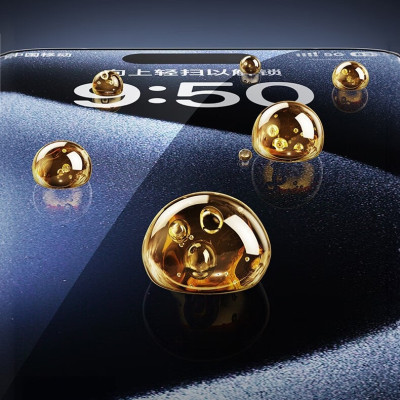 Kính cường lực khung tự dán cho iPhone 14 / 14 Plus / 14 Pro / 14 Pro Max hiệu WIWU SQ-008 Easy install - Viền siêu mỏng 0.33mm, chống mẻ cạnh, Phủ nano siêu mượt - Hàng nhập khẩu