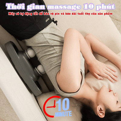 Máy massage đấm lưng và giãn cơ toàn thân 6 đầu Nikio NK-272 Pro - 9 chế độ, 20 cấp tốc độ mát xa