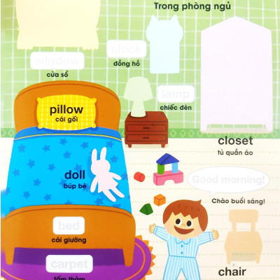 Bé Vui Học Tiếng Anh Cùng Sticker - My Day - Một Ngày Của Tớ