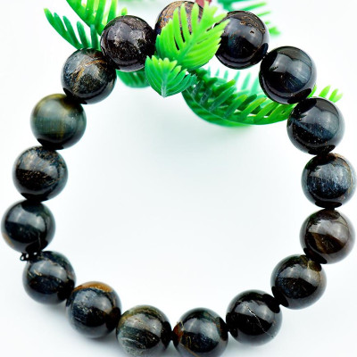 Vòng Tay Đá Mắt Hổ Tiger Eye Xanh Tự Nhiên