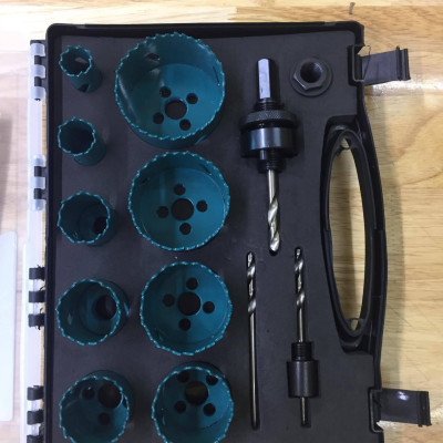 BỘ MŨI KHOÉT LỖ KIM LOẠI 13 CHI TIẾT TOTAL TACSH0131