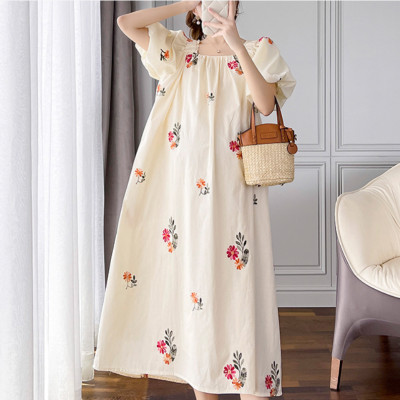 ĐẦM BẦU VÁY BẦU CÔNG SỞ CỔ VUÔNG DÁNG SUÔNG