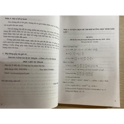 Sách - Tuyển chọn đề thi bồi dưỡng học sinh giỏi toán lớp 7