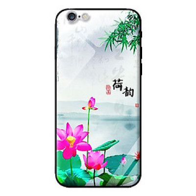 Ốp kính cường lực cho iPhone 6s Sen Hồng - Hàng chính hãng