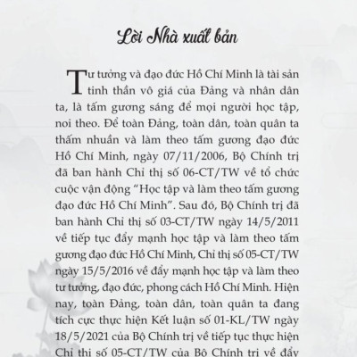 Hồ Chí Minh - Người tin ở con người (bản in 2024)