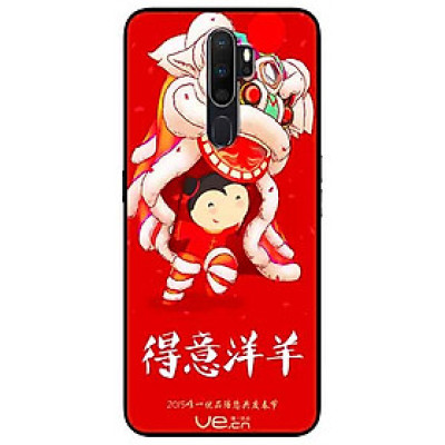 Ốp lưng in cho Oppo A9 2020 Mẫu Múa Lân