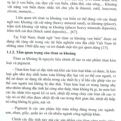 Công Nghệ Khai Thác Các Mỏ Quặng Titan Sa Khoáng Ven Biển Việt Nam