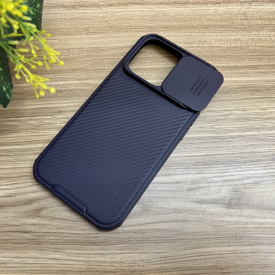 Ốp lưng Camshield Pro dành cho iPhone 14 Pro Nillkin màu tím - hàng chính hãng