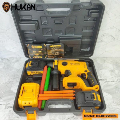MÁY KHOAN PIN BÊ TÔNG 2.8J HK-RH2900B HUKAN  - HÀNG CHÍNH HÃNG