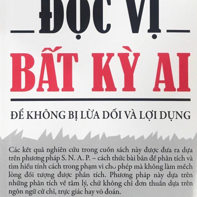 Đọc Vị Bất Kỳ Ai (Tái Bản)- Free Bookcare