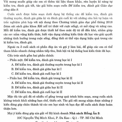 Đề Kiểm Tra, Đánh Giá Giáo Dục Công Dân 9 (Dùng Kèm SGK Kết Nối Tri Thức Với Cuộc Sống) - HA