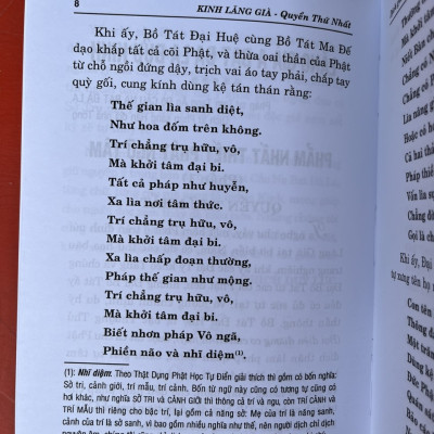 Kinh lăng già  - bìa trắng