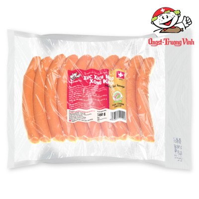 Xúc xích heo xông khói 12-15cm 50g/Smoked pork sausage200GR/PE