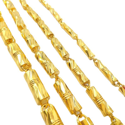 Dây chuyền nam mắt xích đốt trúc khóa cài - NW01
