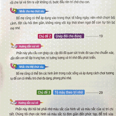 500 Trò Chơi Rèn Luyện IQ (4-10 Tuổi) - Khả Năng Ghi Nhớ