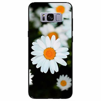 Ốp lưng dành cho Samsung S8 mẫu Cúc Trắng Mờ Ảo