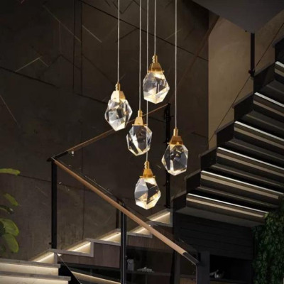 Đèn thả thông tầng,quả đèn thả phale, đèn trần phale trang trí, đèn thông tầng, đèn trang trí, đèn decor HTK027 DT