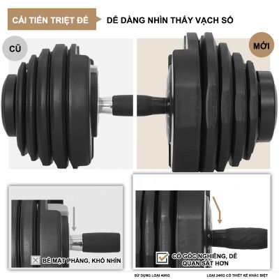 Tạ Đơn Điều Chỉnh Lysin Pumpking 24kg – Tạ Gym Đổi Trọng Lượng Nhanh Một Tay