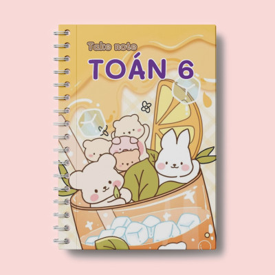 Sách Takenote lớp 6: Toán + Văn Cánh Diều khổ A5 (Phiên Bản Mới Nhất)
