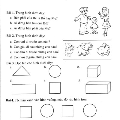 Bài Tập Cơ Bản Và Nâng Cao Toán 1 (Theo Chương Trình Tiểu Học Mới)