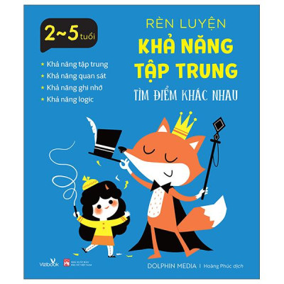 Sách - Rèn Luyện Khả Năng Tập Trung - Tìm Điểm Khác Nhau