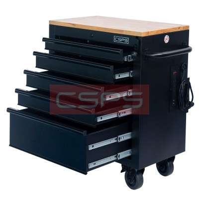 Tủ dụng cụ đồ nghề CSPS 76 cm – 05 hộc kéo tay nắm đen