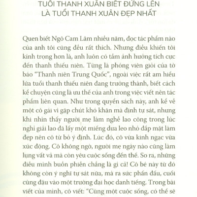 Hãy Để Tuổi Thanh Xuân Trở Thành Lần Ra Đời Thứ Hai 